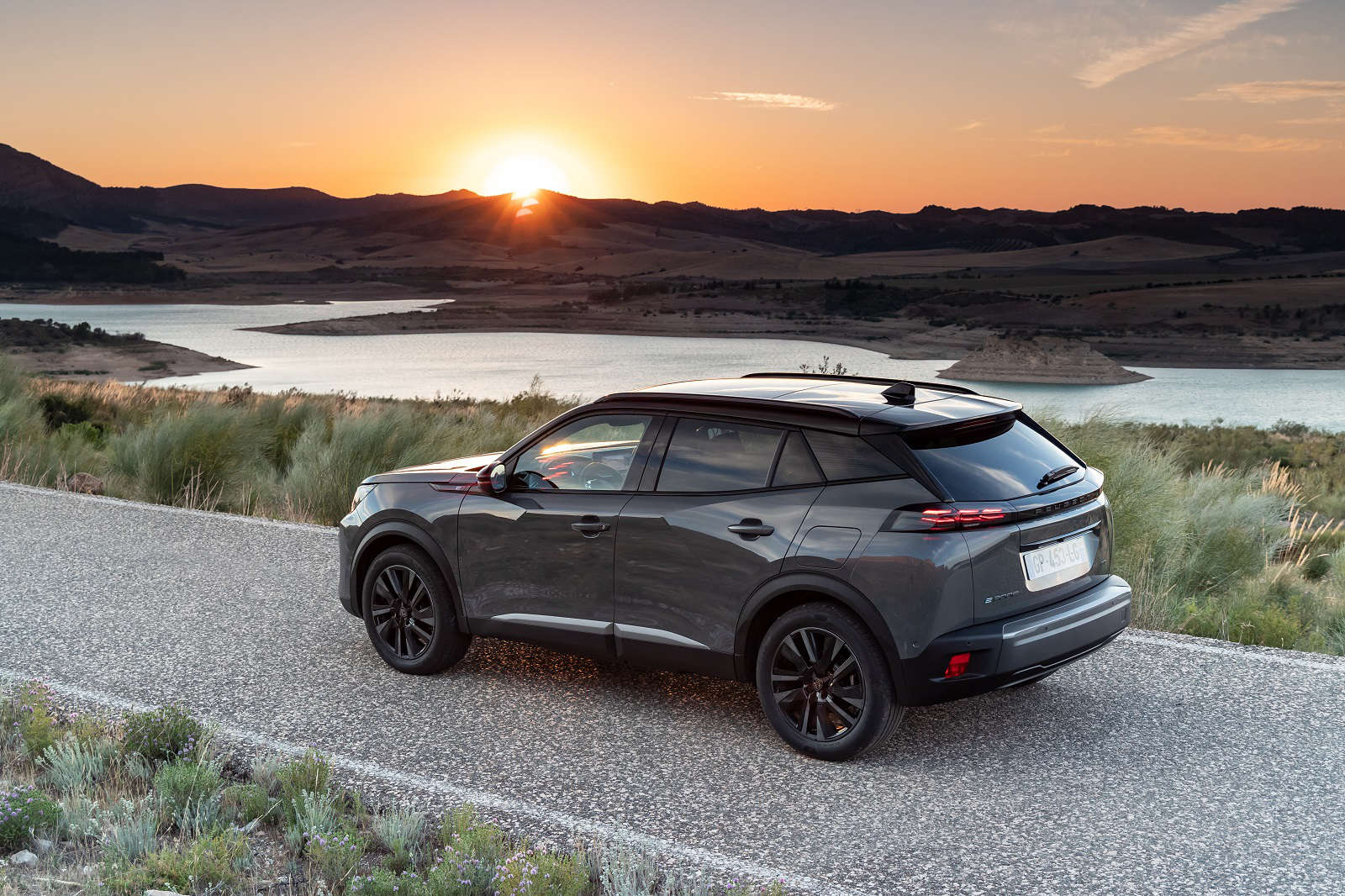 Peugeot e-2008, вигляд з лівого боку