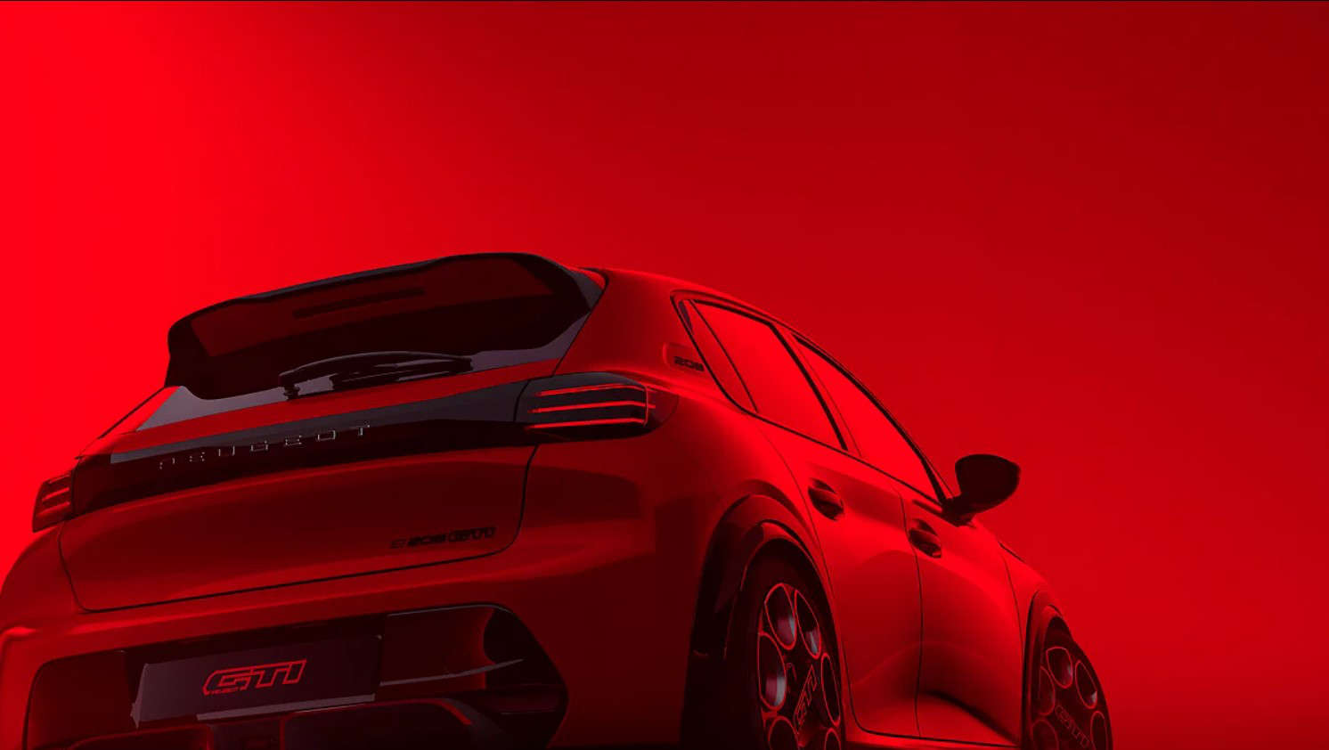 Новий PEUGEOT e-208 GTi, задній бампер